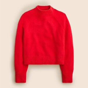 J. Crew Rollneck Sweater in Supersoft yarn - Red